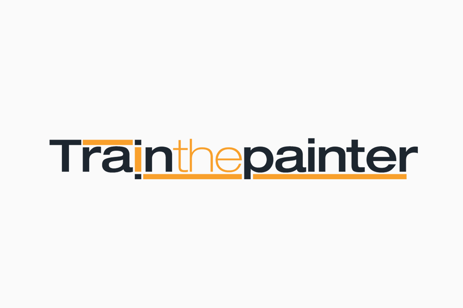 Train the painter logo